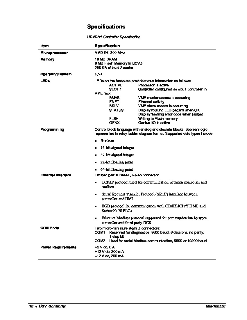 First Page Image of UCVD Product Specifications.pdf